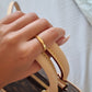 Je T'aime Gold Ring