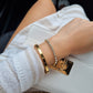 gold adjustable bangle 