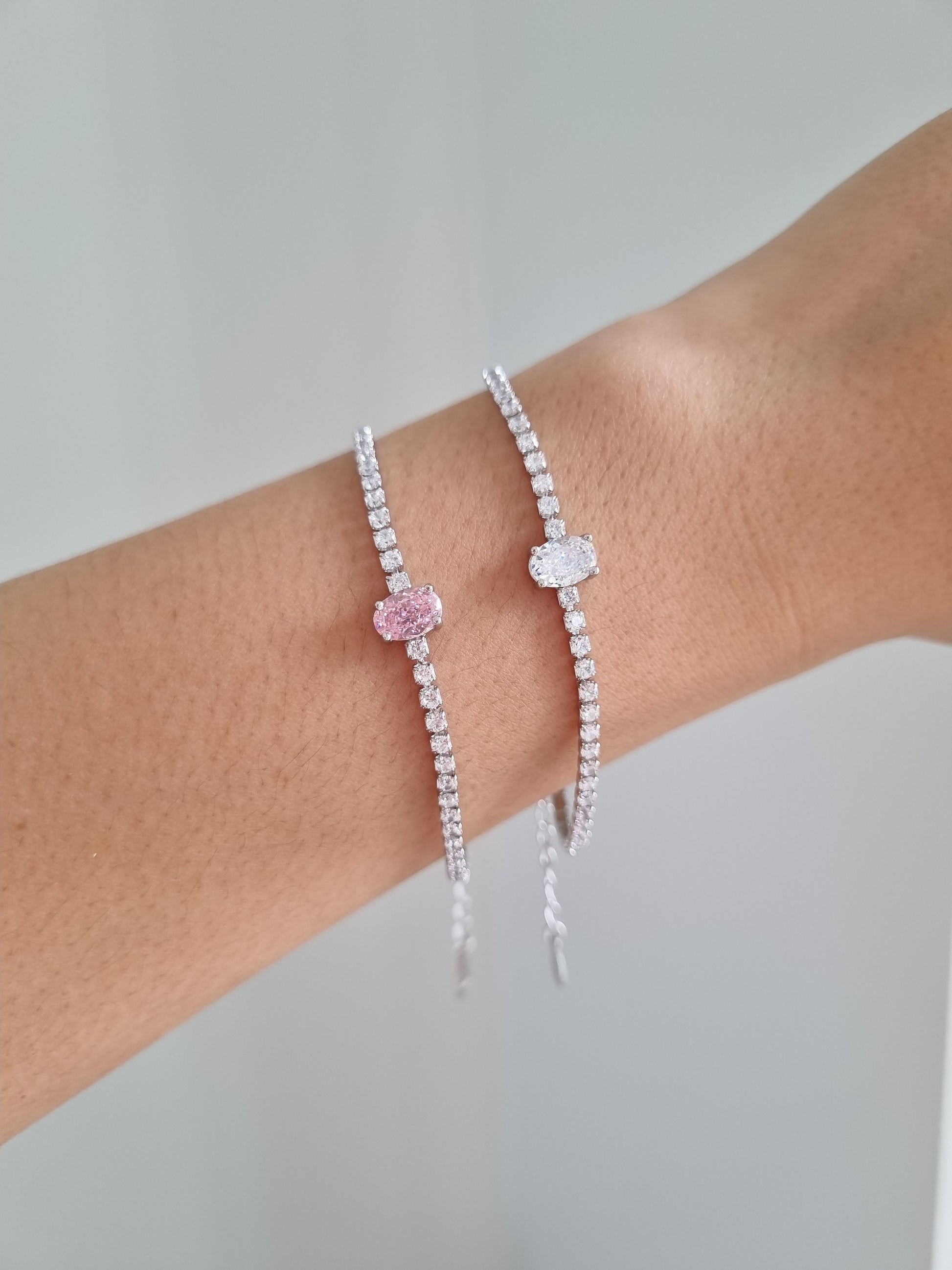 925 sterling silver tennis bracelet