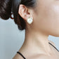 vintage pearl gold earrings