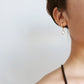 18k gold plated pearl drop earrings