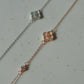 My Lucky Clover Bracelet - Rose Gold & Silver
