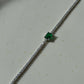 Green With Envy - 925 Sterling Silver Tennis Bracelet