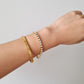 gold adjustable bangle 