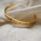 gold adjustable bangle 