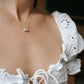 925 sterling silver bar necklace pink