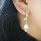 pearl drop earrings gold