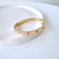 cartier gold love bangle 18k gold plated
