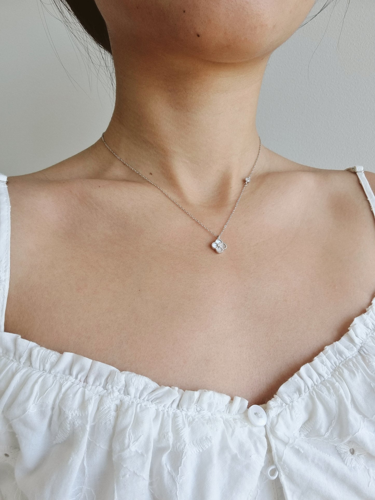 My Lucky Clover Necklace - Rose Gold & Silver